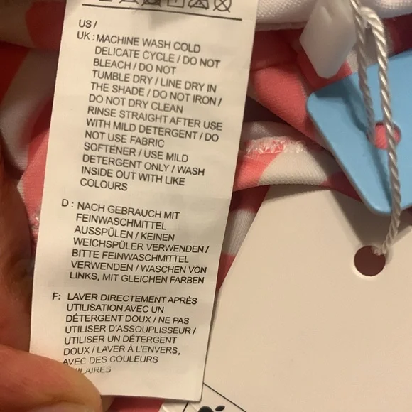 Cupshe Pink and White Ruffled One Piece Swimsuit - Picture 8 of 9